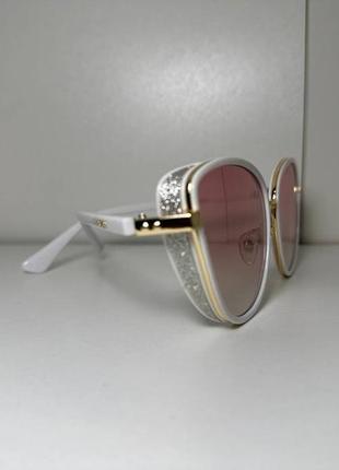 Жіночі сонцезахисні окуляри кішечки white9 фото