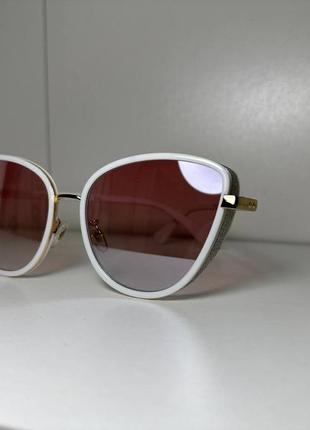 Жіночі сонцезахисні окуляри кішечки white4 фото