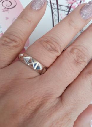 Серебряное кольцо в стиле панк8 фото
