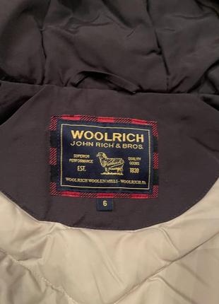 Woolrich стильна підліткова куртка парка піховік2 фото