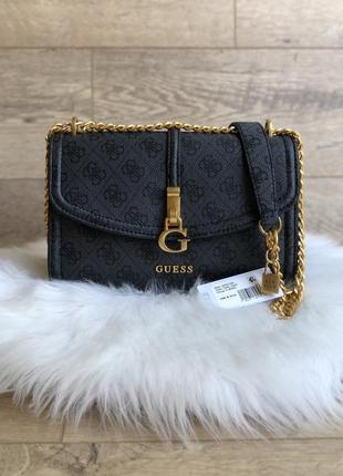 Женская сумка guess g james графитовая оригинал