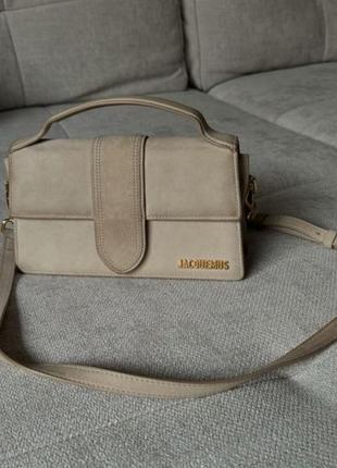Jacquemus le bambino оригинал беж замша