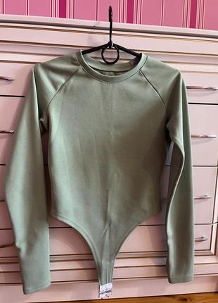 Оливковий боді
