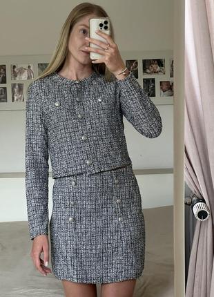 Костюм комплект юбка пиджака h&m