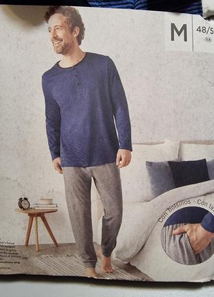 Бавовна чоловіча піжама, реглан і штани