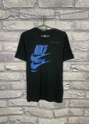 Унісекс чоловіча жіноча мужская женская футболка nike big logo vintage1 фото