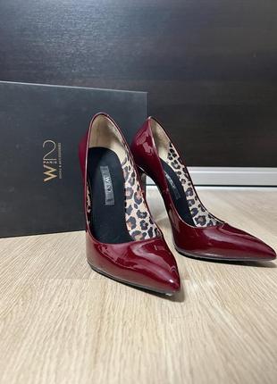 Туфлі waggon paris бургінді