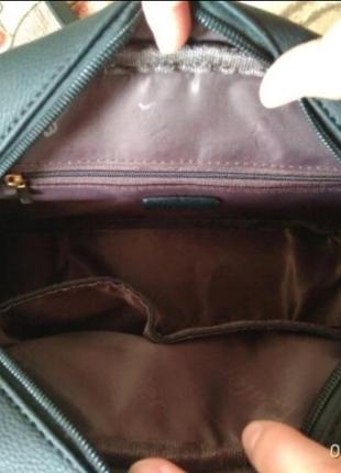 Стильная сумочка среднего размера на плечо, черная, новая7 фото