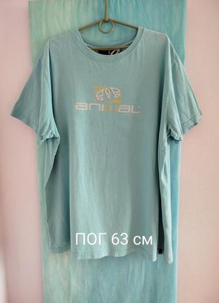 Мужская одежда/ футболка 🩵 54/56/3xl размер, пог 63 см, 100% cotton, унисекс