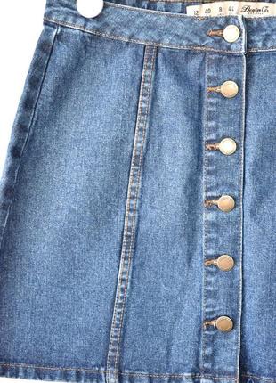 Denimco стильна джинсова спідниця в стилі zara mango cos hm reserved next3 фото