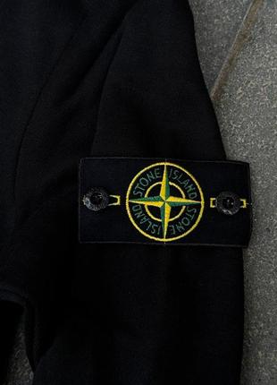 Худи stone island черный4 фото