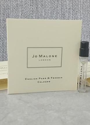 Jo malone london english pear & freesia пробник для женщин (оригинал)1 фото