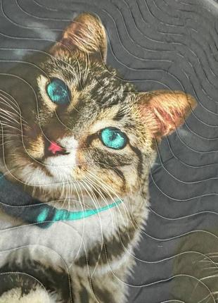 Покривало стьобане євро 195*215 з котиками