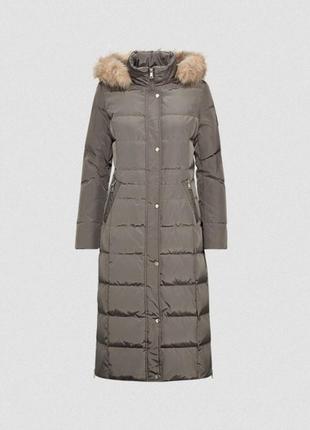 №119 длинное пуховое пальто пуховик от ralph lauren. оригинал