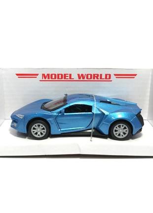 Машинка tian du model world f1104-1m blue світло, звук1 фото