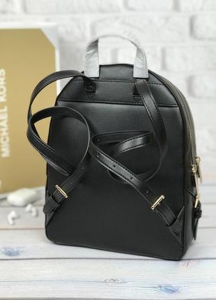 Рюкзак женский michael kors оригинал jaycee medium pebbled leather backpack черный