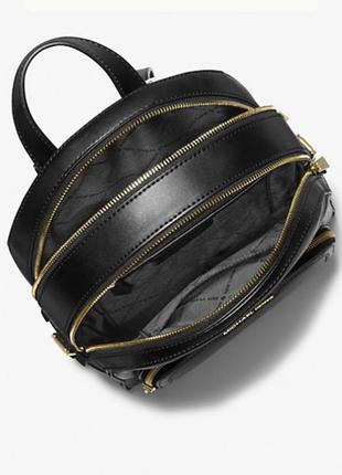Рюкзак женский michael kors оригинал jaycee medium pebbled leather backpack черный