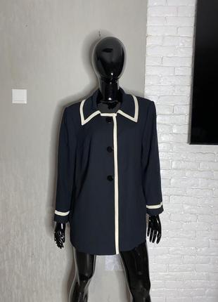 Винтажный пиджак жакет ann harvey, xxxl 54р