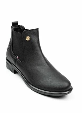 Демисезонные ботинки черные u.s. polo assn