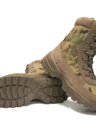 Тактические берцы teesar multicam ykk, мужские берцы мультиком, военные берцы высокие...