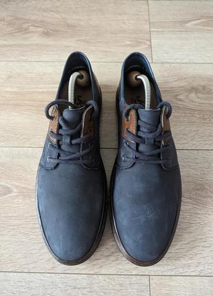 Кожаные мужские кроссовки от rieker 44-44.5 р. потолка 29.5 см4 фото