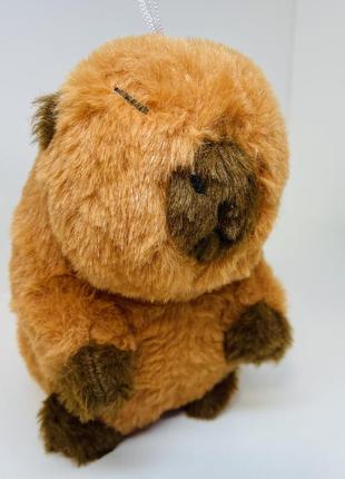 Плюшевая игрушка капибара, capybara, мягкая игрушка капибара 20 см, водосвинка3 фото