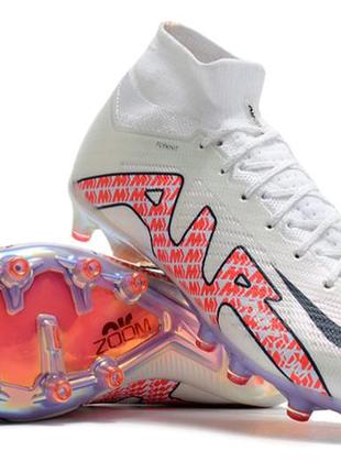 Бутси для дітей nike air zoom mercurial superfly 9 elite ag, футбольне дитяче взуття з шипами b0019