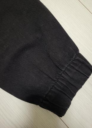 Джоггеры женские чёрные, джинсы5 фото