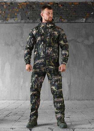 Тактичний маскувальний костюм софтшел softshell permanent нп5039