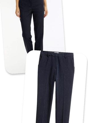 Брендовые стильные брюки с карманами h&m люрекс этикетка