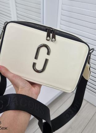 Женская качественная сумка, стильный клатч из эко кожи св.беж3 фото