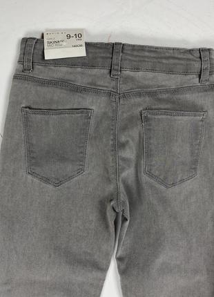 Нові джинси стрейчеві  skini 9-10р/140см primark дівчинка сірий4 фото