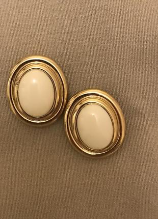 Liz claiborne серьги с стеклянными вставками