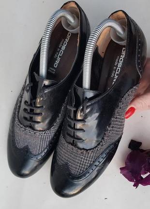 Шикарні бомбезні якісні стильні добротні туфлі оксфорди лофери в ідеальному стані італія oroscuro 404 фото