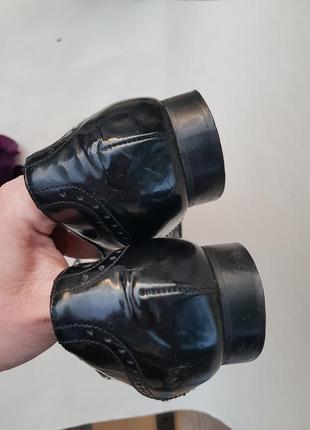 Шикарные бомбезные качественные, стильные добротные туфли оксфорды лоферы в идеальном состоянии италия oroscuro 407 фото