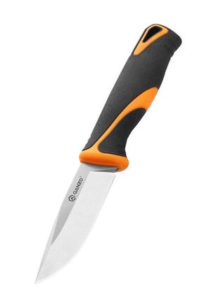 Нескладний ніж виживальника з чохлом ganzo g807or 205 мм orange