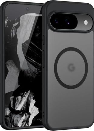 Google pixel 9 матовый противоударный чехол magsafe wlons