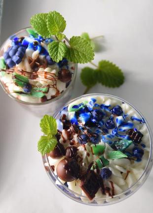 Свічка десертна в келисі