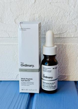 The ordinary multi-peptide eye serum мультипептидна сироватка для шкіри навколо очей 15ml