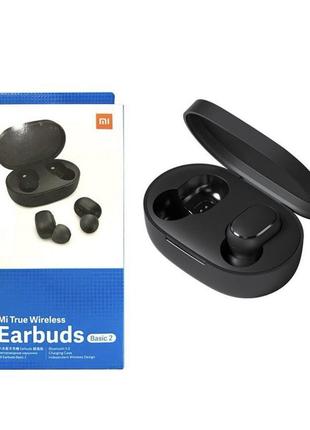 Наушники xiaomi mi true wireless earbuds basic 2 black (bhr4272gl)