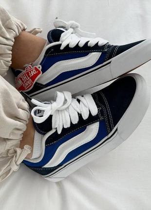 Кеды vans knu skool blue , женские кроссовки, мужские кроссовки, венс5 фото