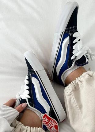 Кеды vans knu skool blue , женские кроссовки, мужские кроссовки, венс7 фото
