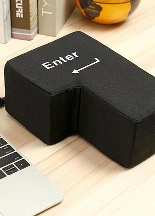 Кнопка подушка enter антистрес, велика usb-подушка/кнопка enter