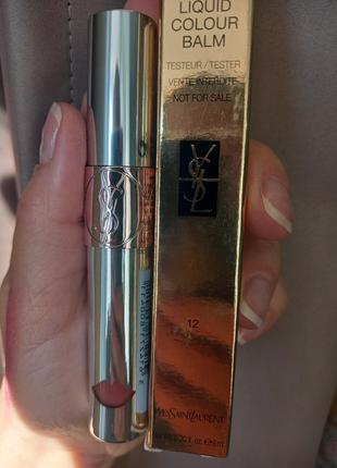 Ysl coliur balm тон 12, бальзам для губ нюд