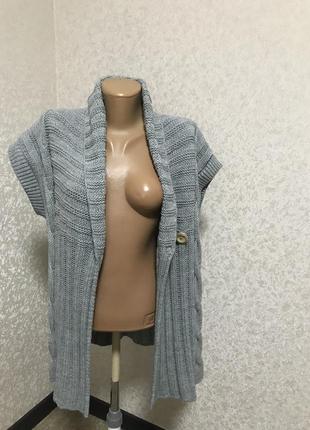 Жилет жилетка кардиган без рукавов dorothy perkins