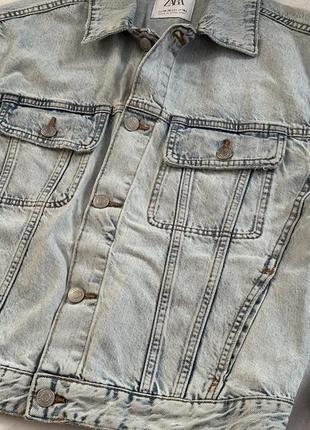 Джинсовая куртка zara, 13-14 лет 3