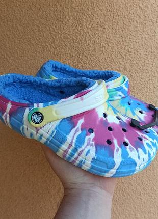 Зимові крокси з утепленням crocs classic розмір 37/38