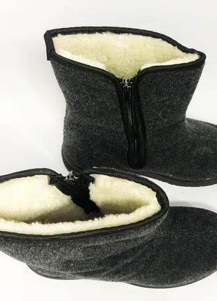 Комфортные мужские ботинки на работу 43 размер, осенняя утепленная обувь, ca-212 бурки войлочные