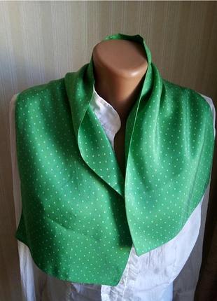 Шалик шовк в крапочку