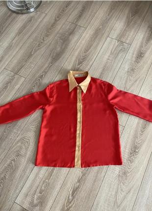 Блузка prada італія шовк вінтаж